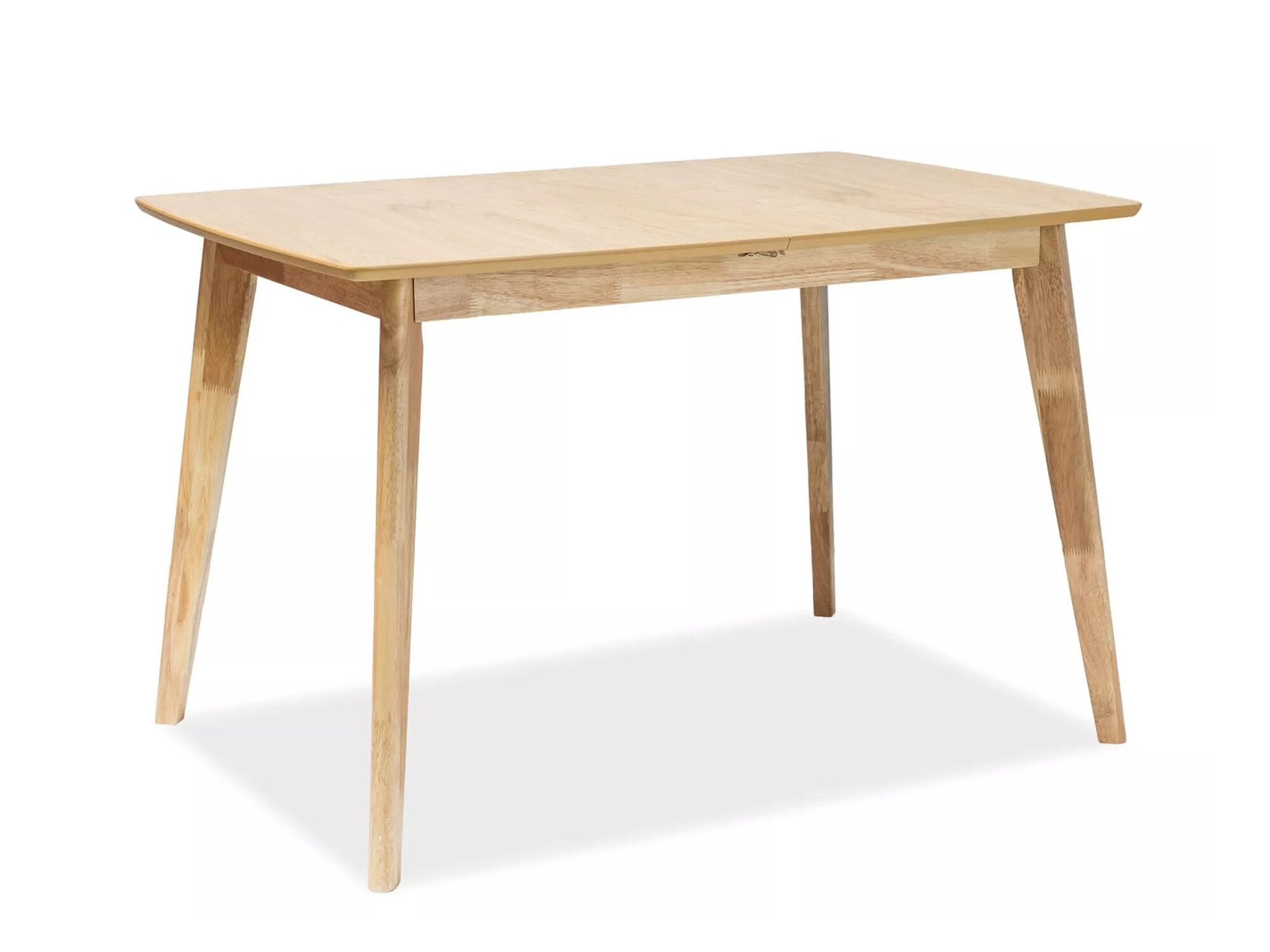 Asztal Detroit 505, Tölgy, 75x80x120cm, Hosszabbíthatóság, Közepes sűrűségű farostlemez, Váz anyaga