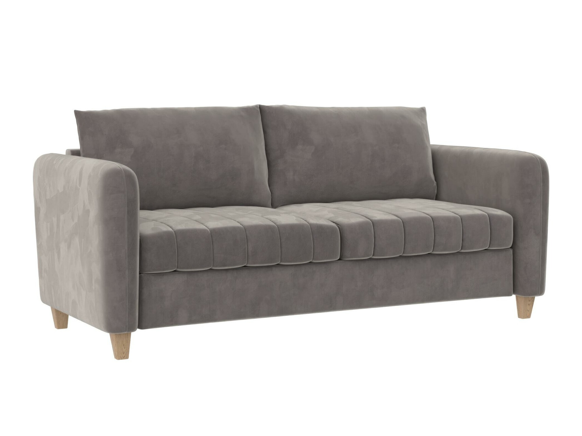 Kanapé CosmoLiving by Cosmopolitan 165, Világosszürke, 80x182x83cm, Lábak: Fa