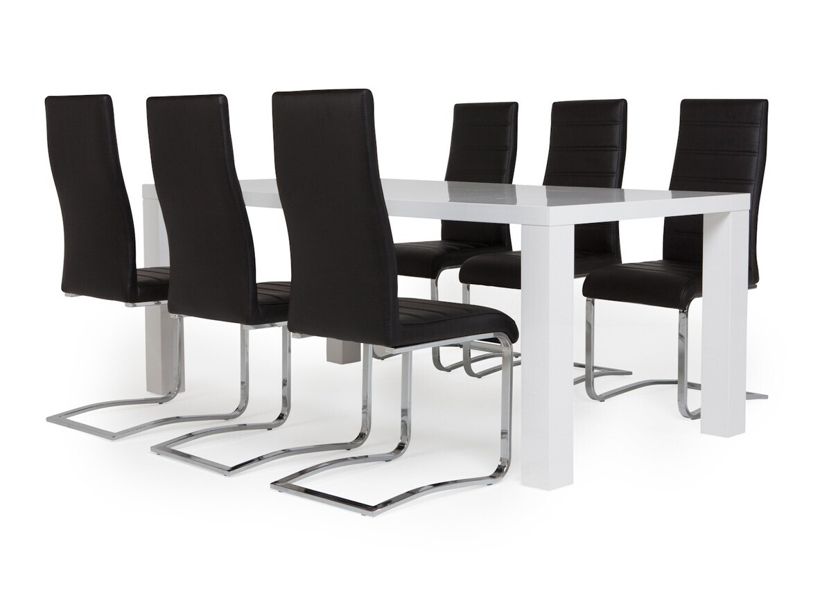 Étkezőgarnitúra Scandinavian Choice 125, 76x90x180cm, Kaucsuk