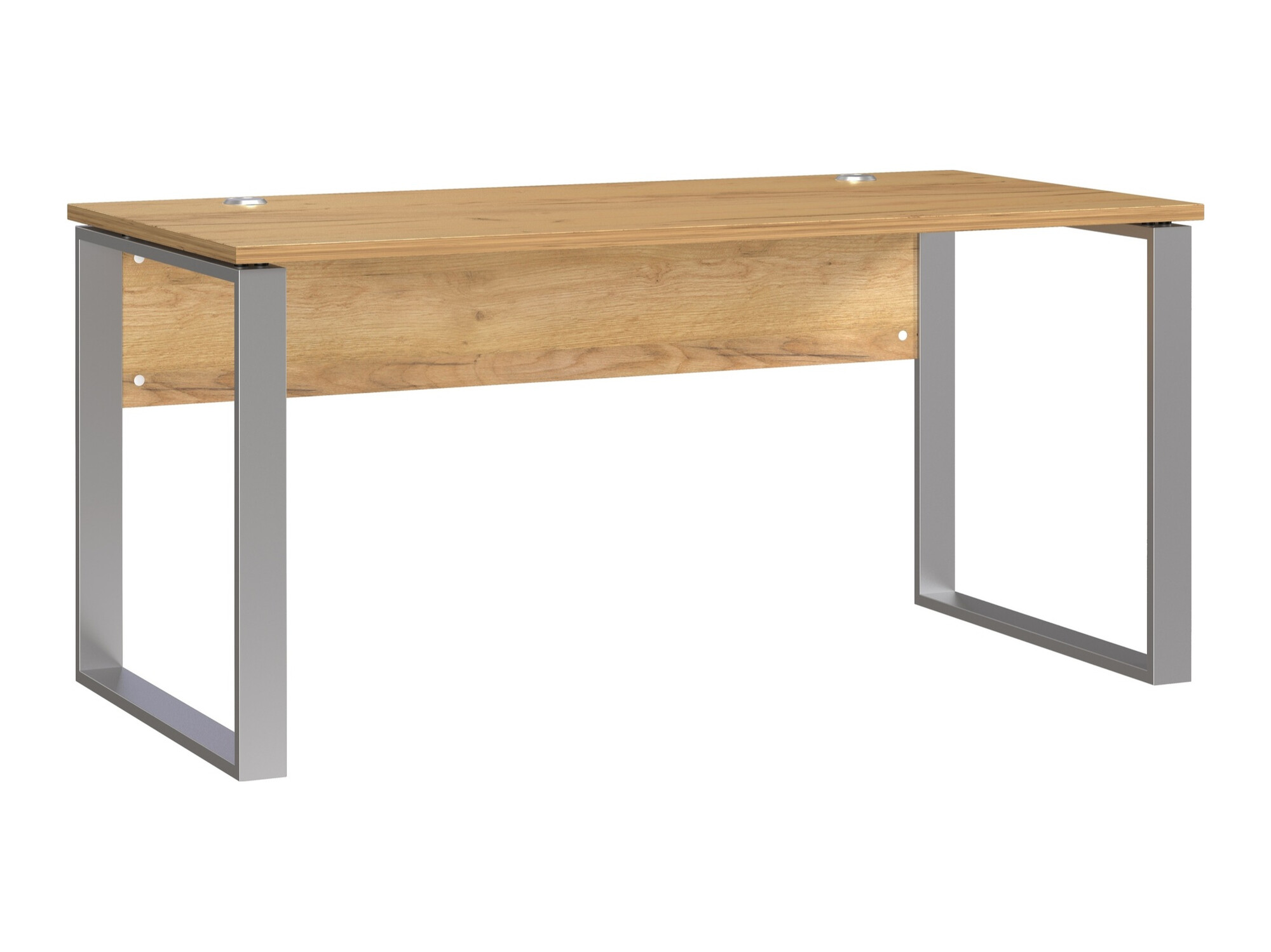 Íróasztal Sacramento S106, 75x158x79cm, Navarra tölgy, Szürke