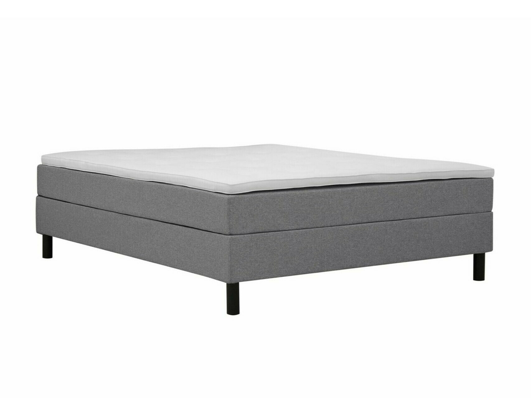 Kontinentális ágy Seattle 196, 160x200, Kárpit, Ágyrács, 160x200x58cm, Matrac, Lucfenyő