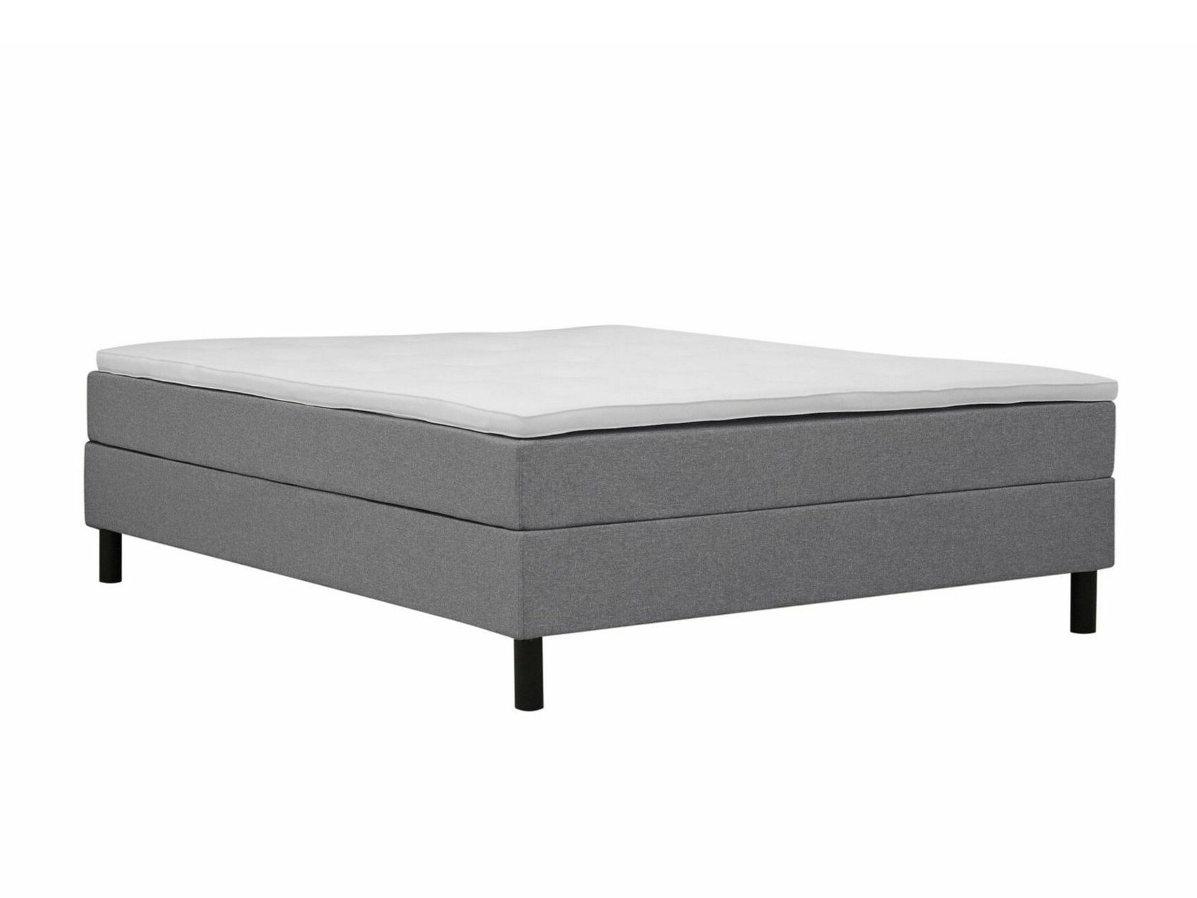 Kontinentális ágy Seattle 196, 180x200, Kárpit, Ágyrács, 180x200x58cm, Matrac, Lucfenyő