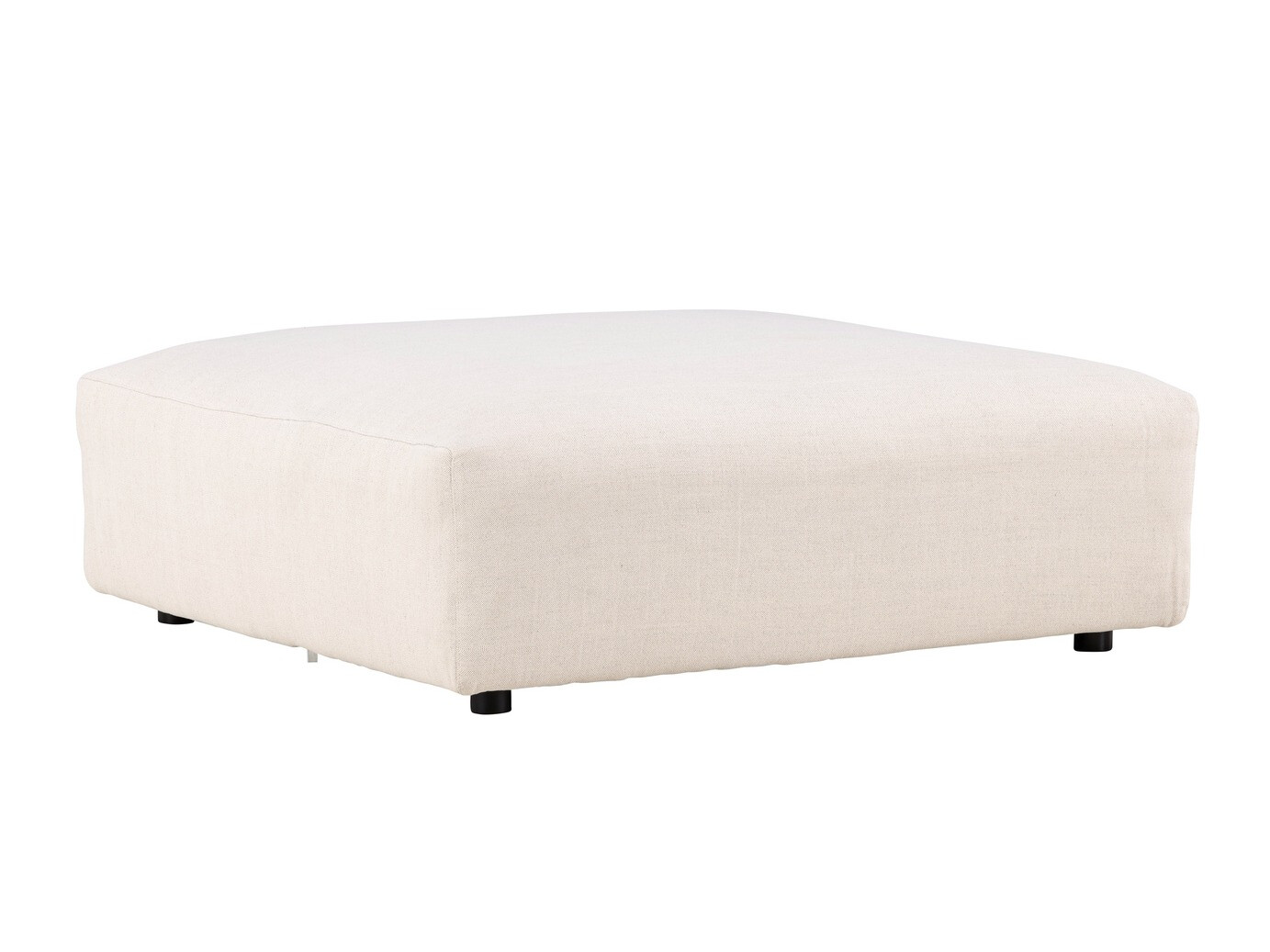 Puff Dallas 4548, Beige, 37x105cm, Lábak: Fa