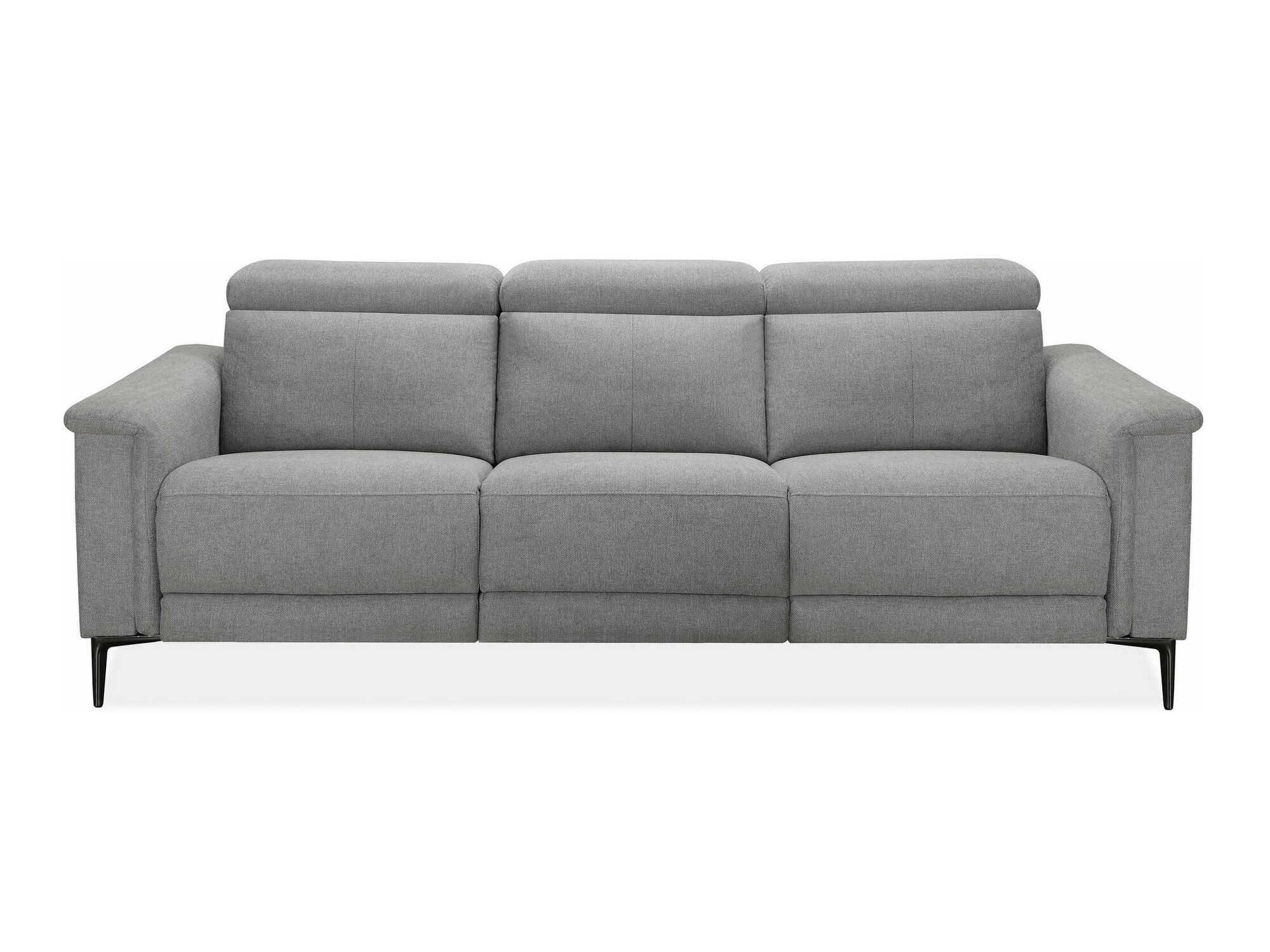 Relax kanapé Denton 1309, Világosszürke, 97x222x100cm, Lábak: Fém