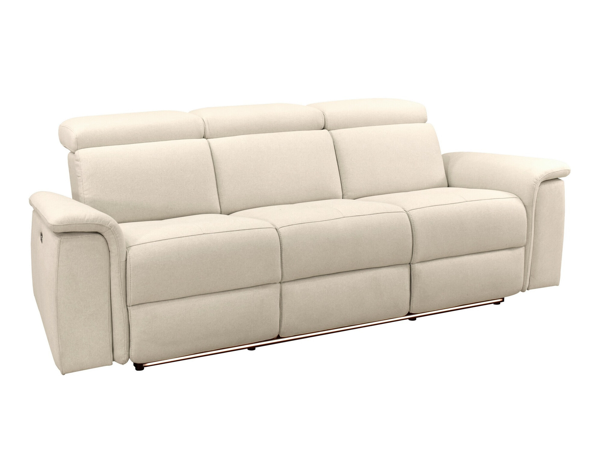 Relax kanapé Denton 1363, Krém, 98x226x99cm, Lábak: Fém