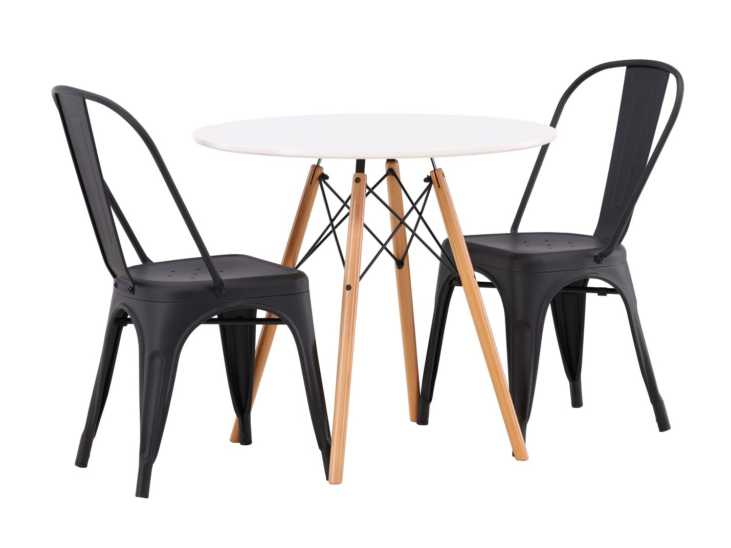 Étkezőgarnitúra Dallas 4604, 75cm, Bükkfa