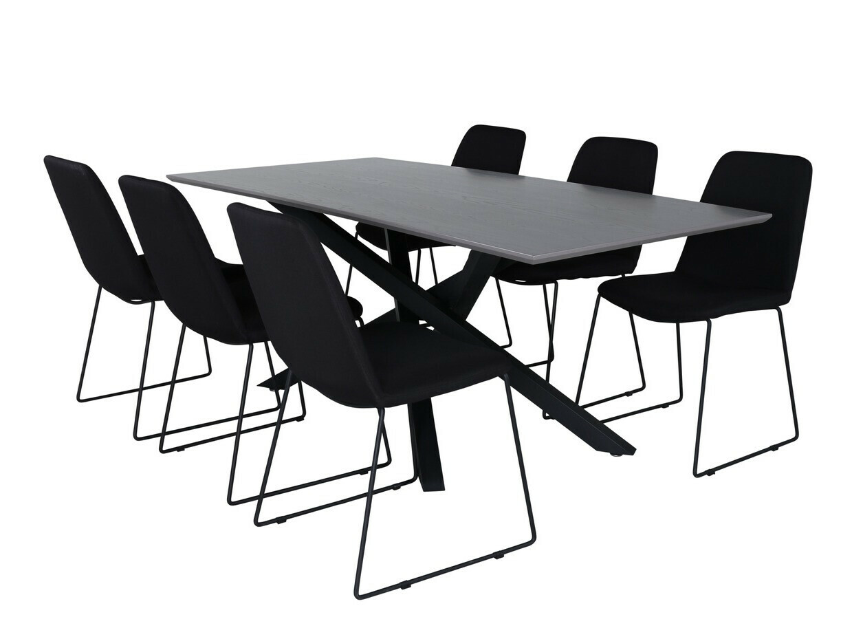 Étkezőgarnitúra Dallas 2698, 76x90x180cm