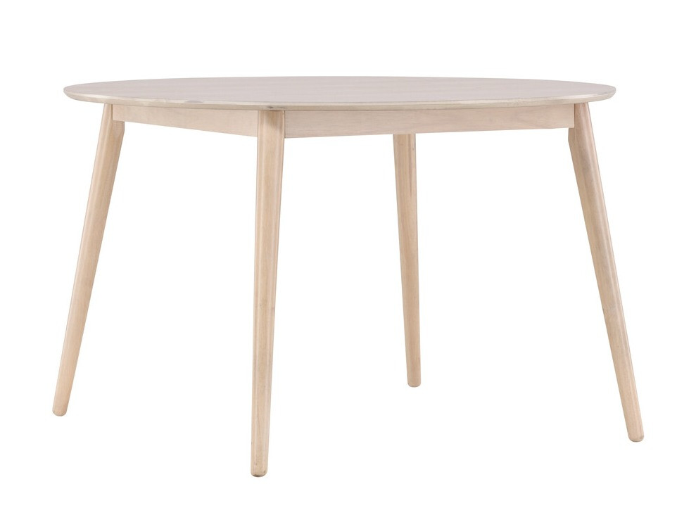 Asztal Dallas 4618, Fényes fa, 75cm, Közepes sűrűségű farostlemez, Váz anyaga, Kaucsuk