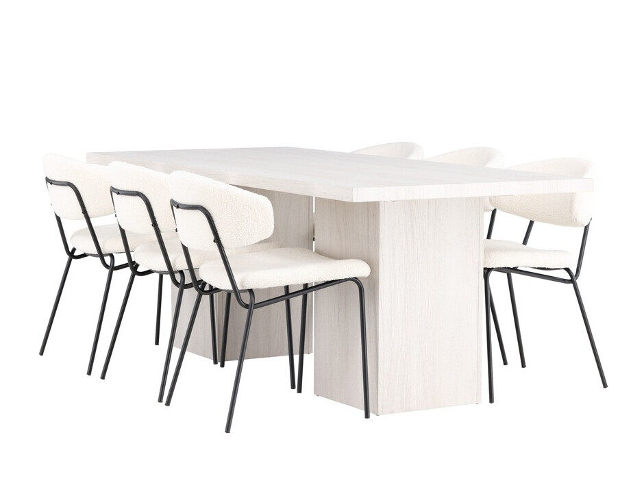 Étkezőgarnitúra Dallas 4625, 75x90x200cm