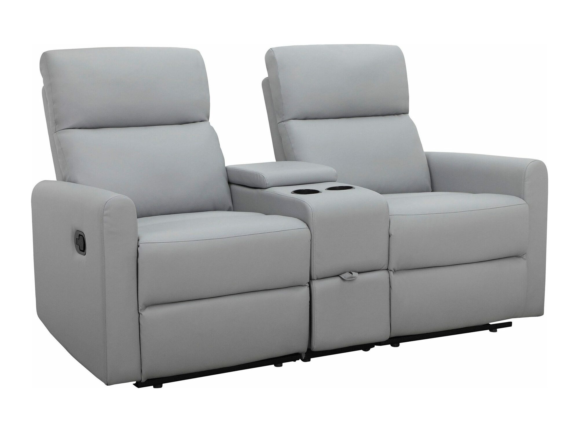 Relax kanapé Denton 1397, Világosszürke, 102x167x95cm