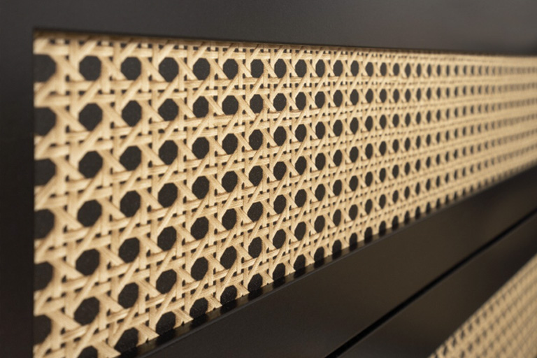 Rattan mintás matrica